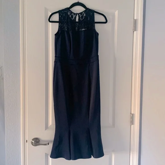 NY & Company navy blue dress size xs - Picture 1 of 4